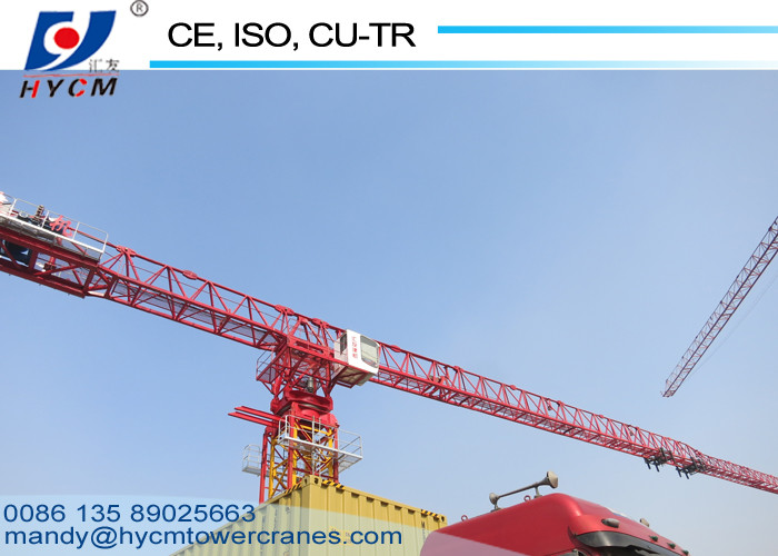 Up to 18tons Available Flattop Tower Cranes QTP7532 New 75m Jib Tower Crane