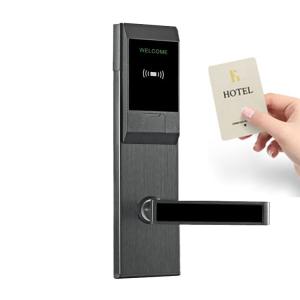  Verrouillage Rfid Card Door Lock Intelligent Wifi Door Handle Lock Manufactures