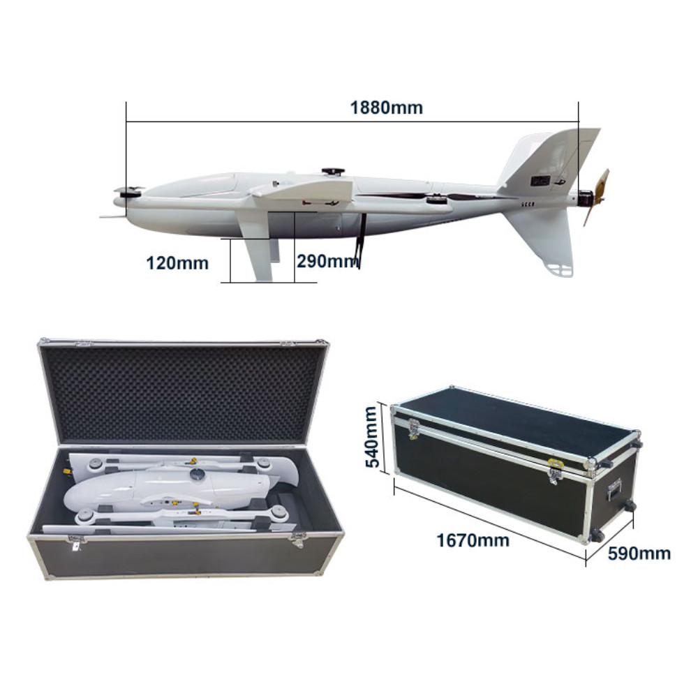 2.5Hours High Endurance UAV Drone Payload 10KG Pod Thermal Camera Gimbal PTZ HXAYK350