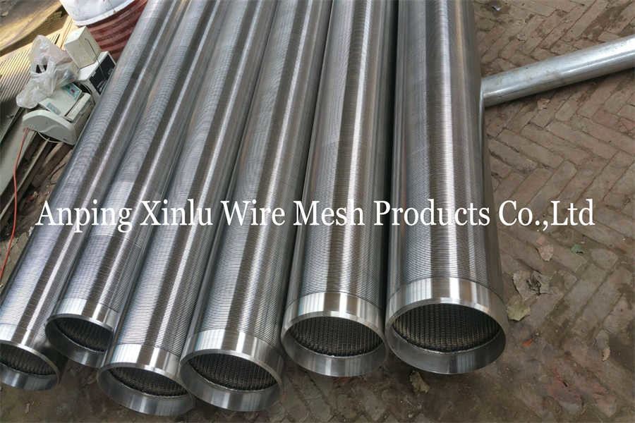 Johnson Wedge Wire Wraped Continuous Slot Strainer Pipe From Xinlu Metal Wire Mesh