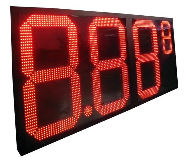 Digital 18 inches Gas Changer LED Signs for Regular Diesel Outdoor GAS STATION