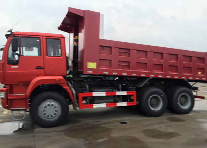 Medium Length LHD 6X4 Tipper Dump Truck SINOTRUK Golden Prince 290HP For Mining