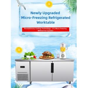 Non-Freezing Micro-Freezing Refrigerated Worktable for Voltage/Frequency or