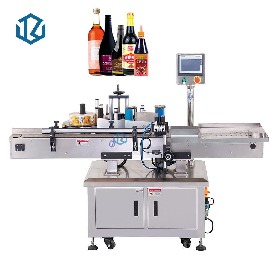5000 Pcs / Hour Automatic Sticker Label Machine For Glass Plastic Bottle Easy To Operate