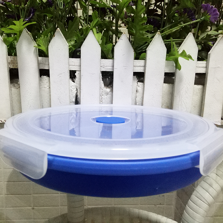 Warmer Food Grade High Quality Factional Silicone Circle Lunch Box Fresh Container For Food & Soup
