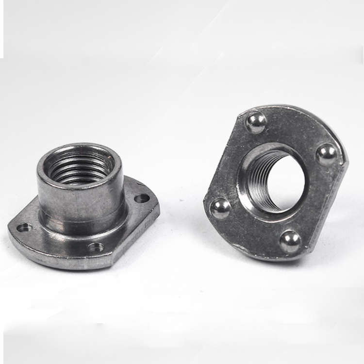 JIS B 1196 Inch Thread 7/16-20 T-Type Welding Nut Car Seat Belt Nut 4.8 Class 10 Class Hardened T-Style Weld Nuts