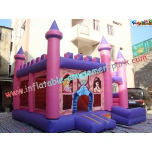 Funny Inflatable Bouncer Slide , Commercial Children Princess Slides