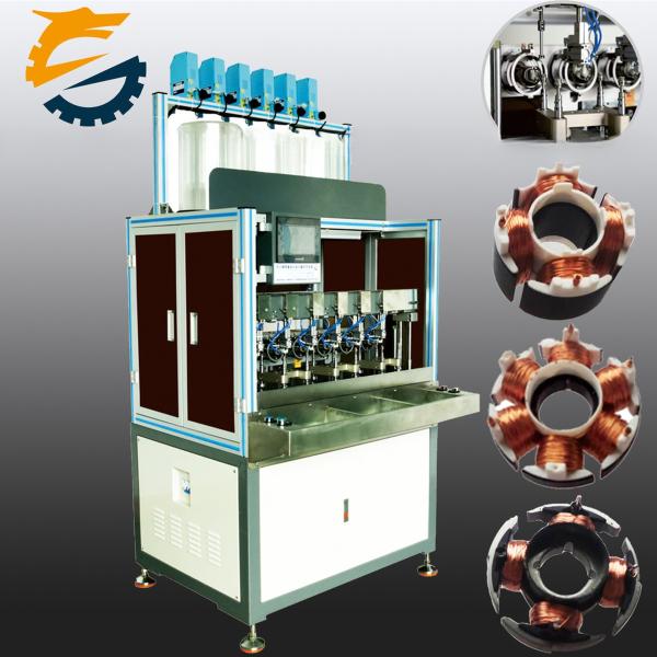 6-Station Automatic Winding Machine for Micro-Motor Dc Brushless Motors and