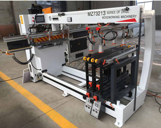 3 line wood cabinet boring drilling machine