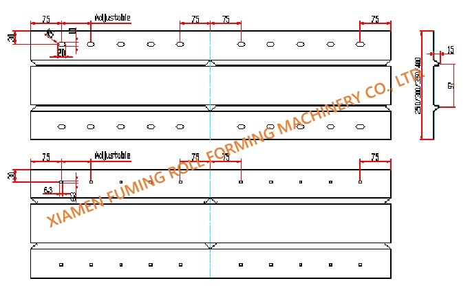 Profile Door Frame Roll Forming Machine Customized Precision