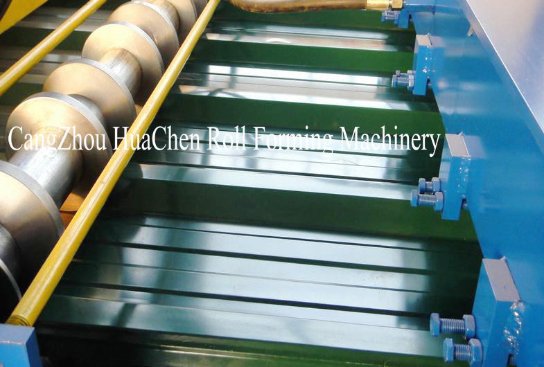 Metal Roofing Sheet Double Layer Roll Forming Machine 5.8 Tons 8 - 10 M / Min
