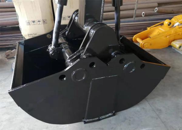 Strong Hydraulic Clamshell Bucket For Excavator , Wheel Excavator Backhoe Clam