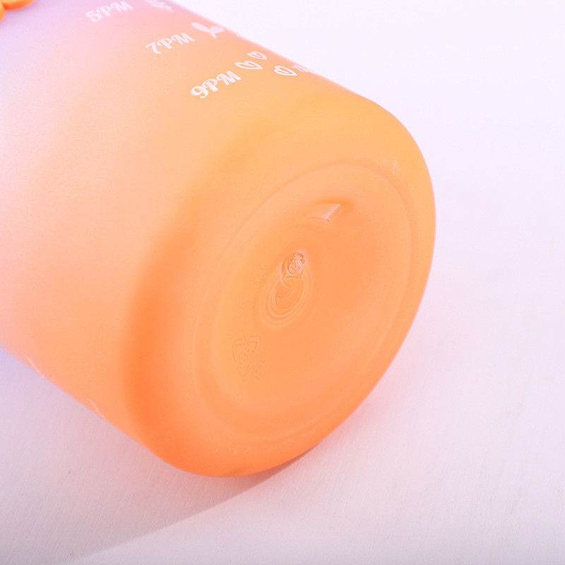 Water Bottles 3 Pcs Set With Time Marker Wide Mouth Leakproof Sports Fitness Gym Camping SpillProof For School Fitness Enthusiasts Indoor