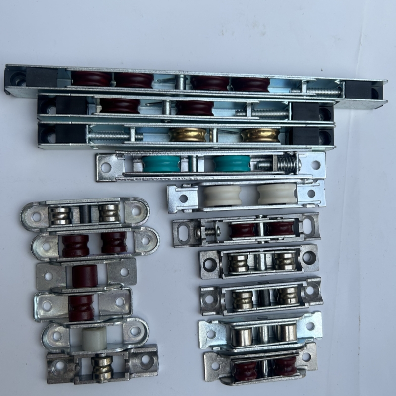 UPVC Sliding Door Single Roller with Chromed Plated Stainless Steel and POM Wheel Material