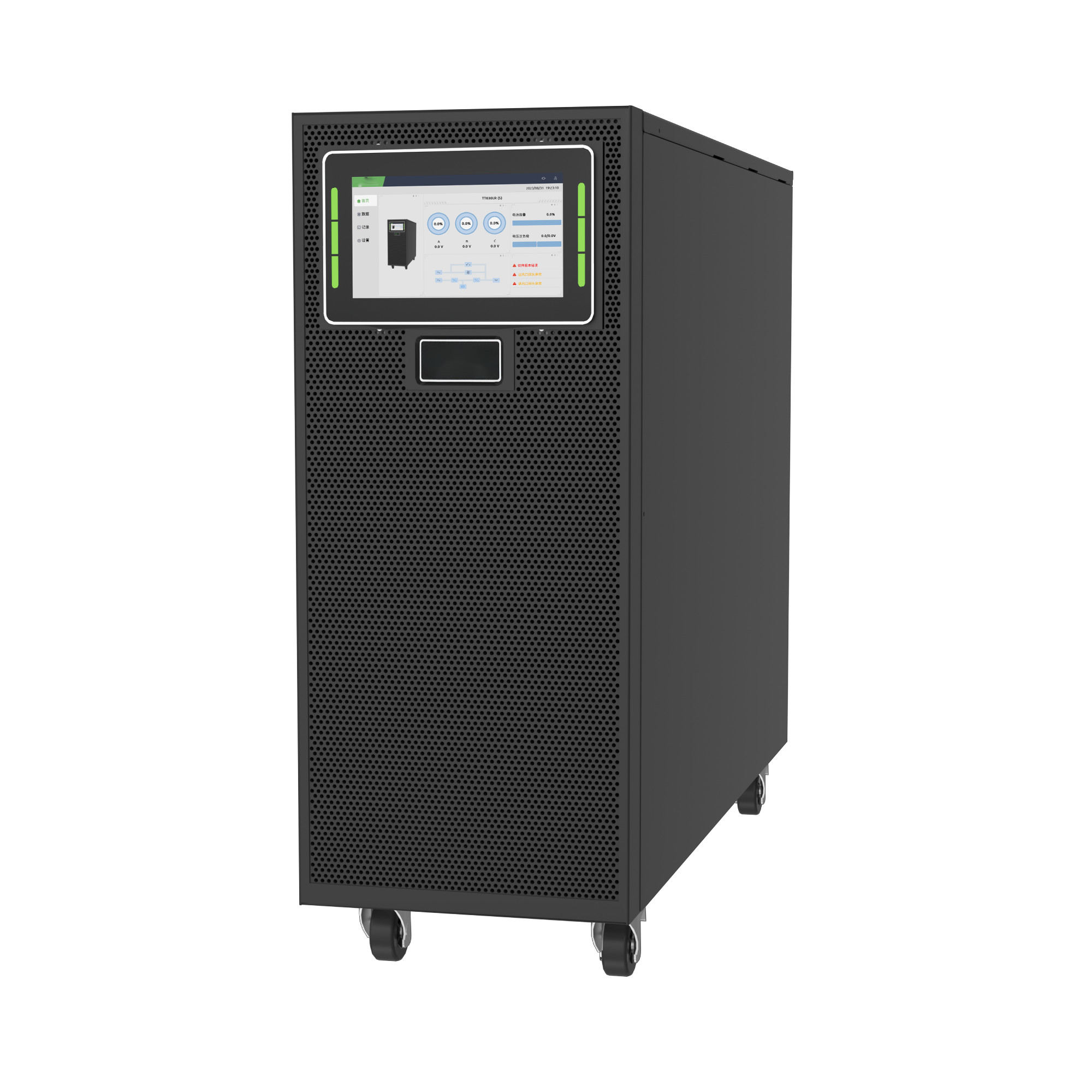  10kVA To 80kVA Dual Conversion Online Ups Tower Type Internal 7/9Ah Modular Battery Strips Manufactures