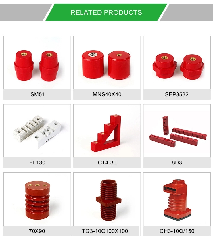 New CJ3 - 30 Low Voltage Insulators Bus Bar Clamp For Switchboards
