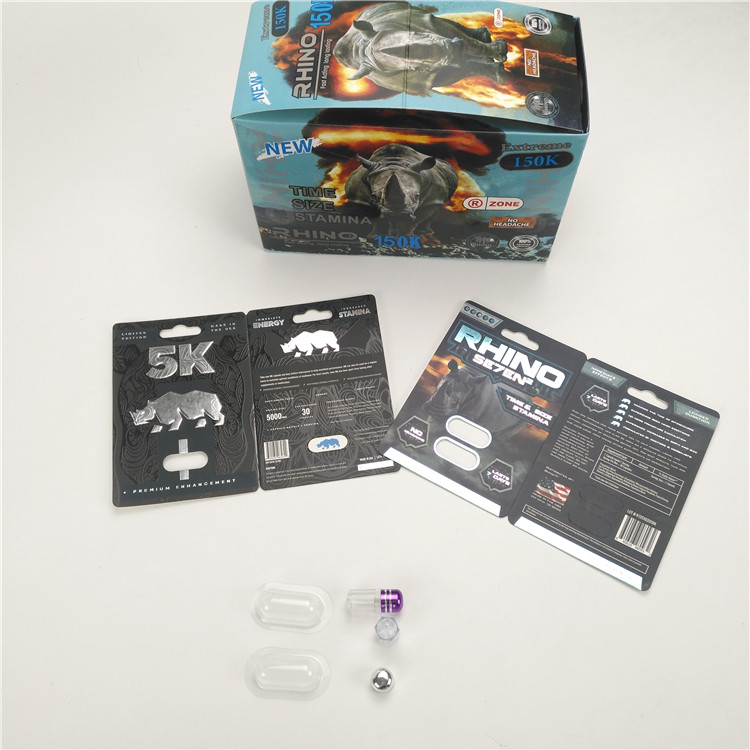 UV Printing 200mic 3D Panther Card Male Enhancer Pills With UV Display
