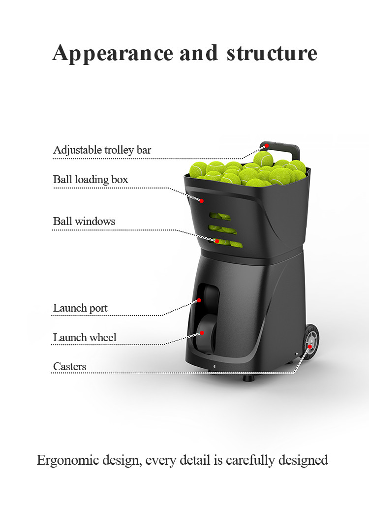 Tennis ball machine APP Control Padel PT-Smart Pri P