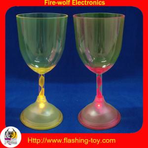 PS 300ml blinking wine / Cola / water LED Flashing Cups / Mugs with button HL