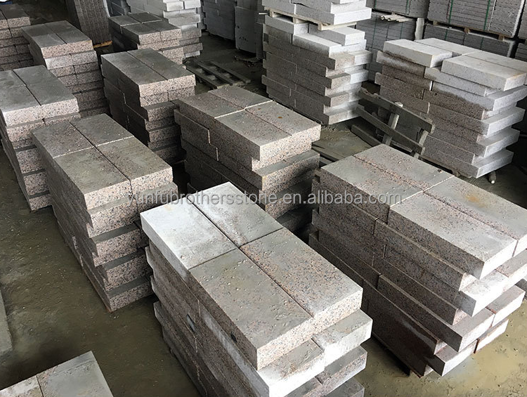 2700kg/m3 Granite Density G636 Slabs Modern Design Style for Villa Graphic Pink Porrno