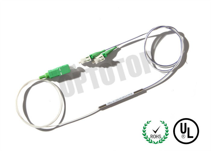 1 x 2 OEM Multimode Fiber Coupler 1310 nm 0.5 m Length For LAN PON CATV