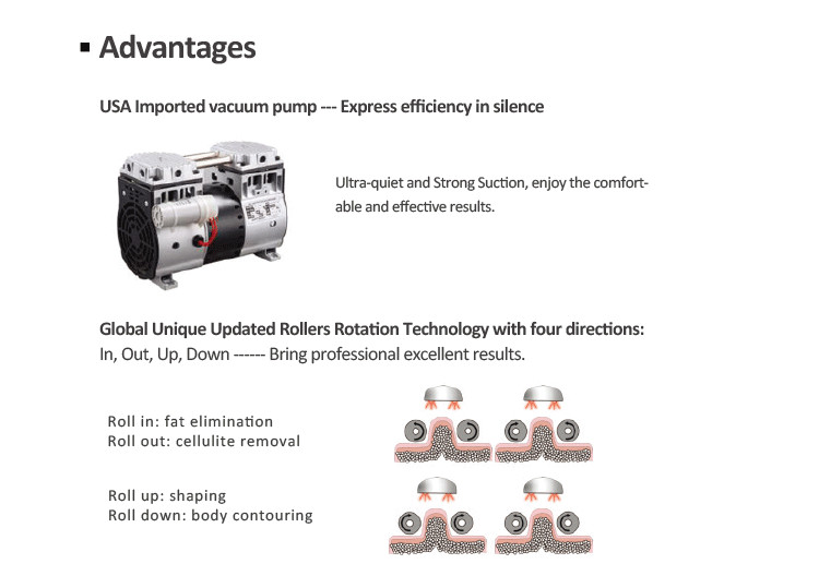 5 In 1 Vacuum Cavitation Machine , 80kPa To 10kPa Radio Frequency Fat Reduction machine