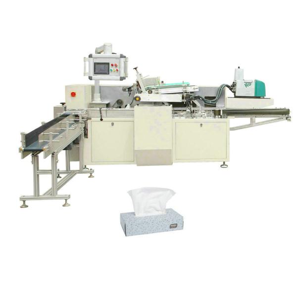 Fully Automatic Facial Tissue Fold Facial Tissue Paper Carton Box Packing