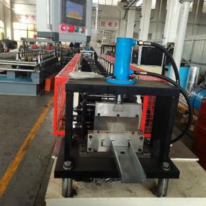 China Building Material Steel Structure 150mm 100 Mm C U Stud Track Roll Forming Machine 12m / Min With Touch Screen on sale