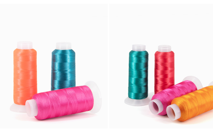 Reflective Embroidery Thread 120D/2 KANGFA Polyester Thread for Rayon Embroidery