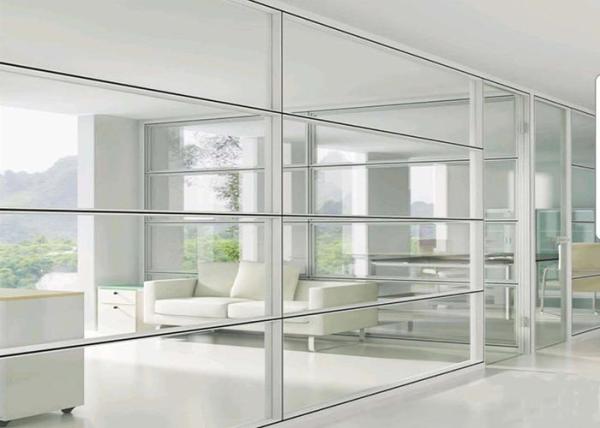 Glawall Partition 3mm Aluminum Frames Recycling Disassemble Glass Partition Wall