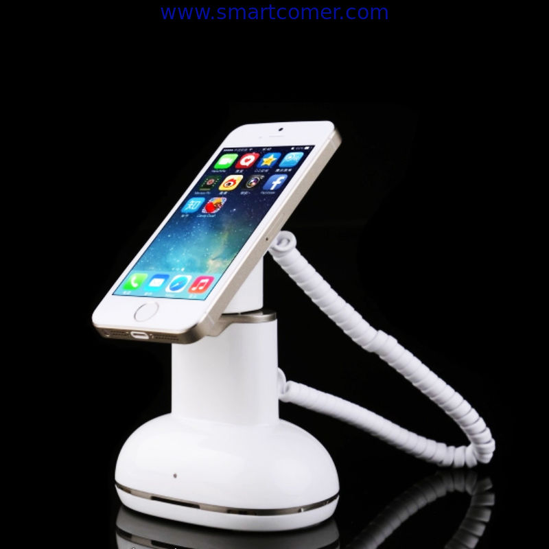 COMER New style Mobile Phone Security Anti-theft countertop Display racks plastic magnetic Stand With Alarm