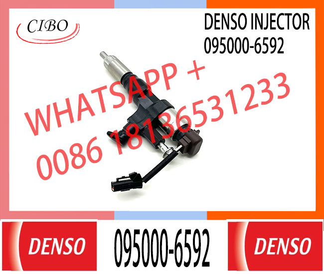 095000-6593 for Hino J08 engine excavator fuel injectors 23670-E0010 095000-6592