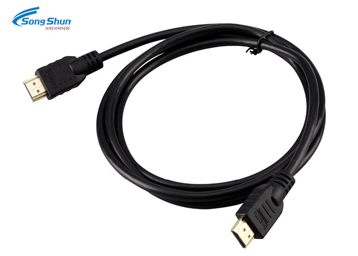 Black High Speed HDMI Cable , PVC Jacket 20m 1080p 2160p 4k HDMI 2.0 Cable