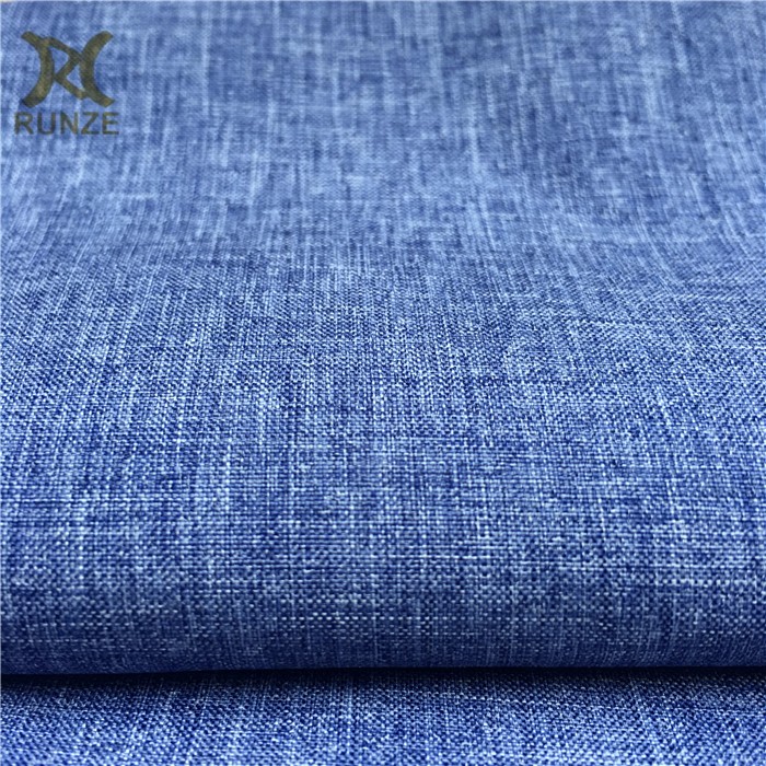 150D Melange Fabric Two-Tone Cationic Polyester 120GSM Fine Plain Cloth for Sofa Pillow Case