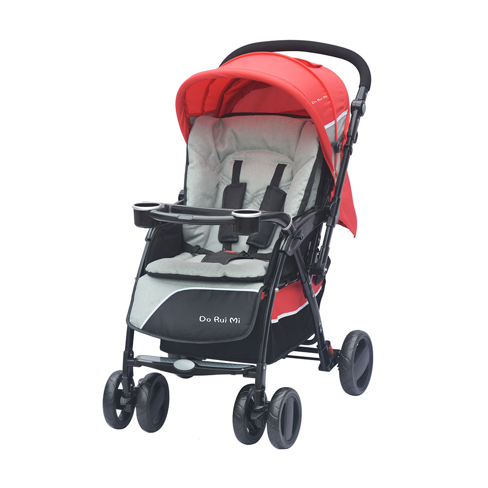 9.6kg 3 In 1 SS Fabric Infant Carriage Strollers For Walking