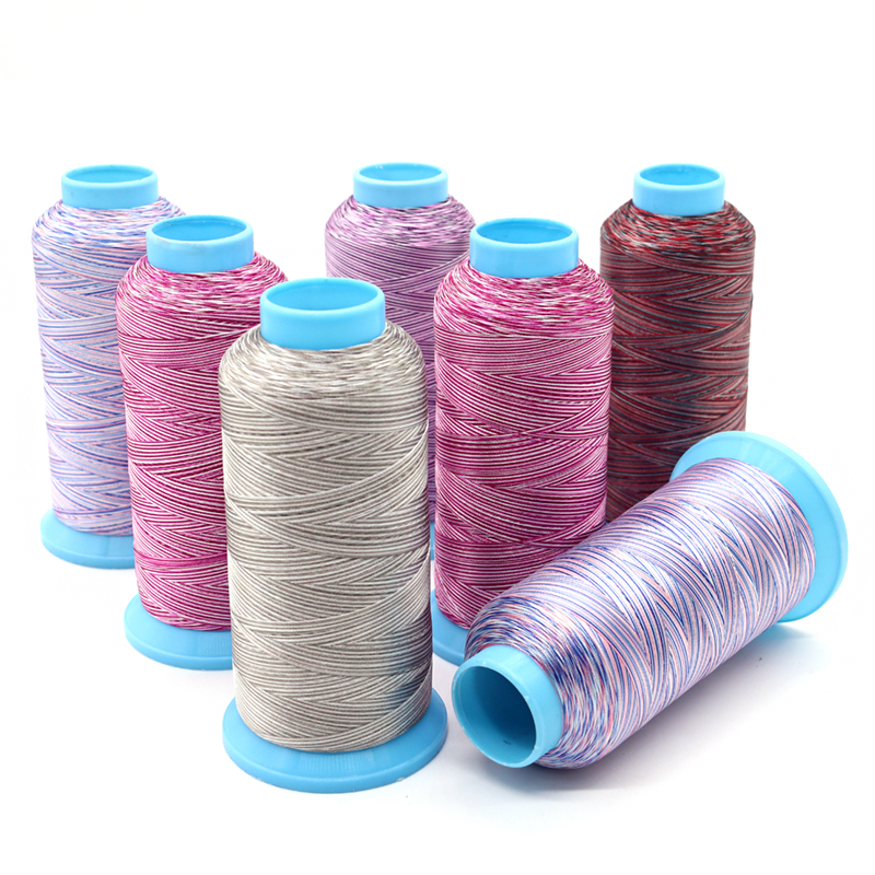 OEM/ODM 96 Colors Variegated Multicolor 100% Polyester Embroidery Thread for Machine Embroidery