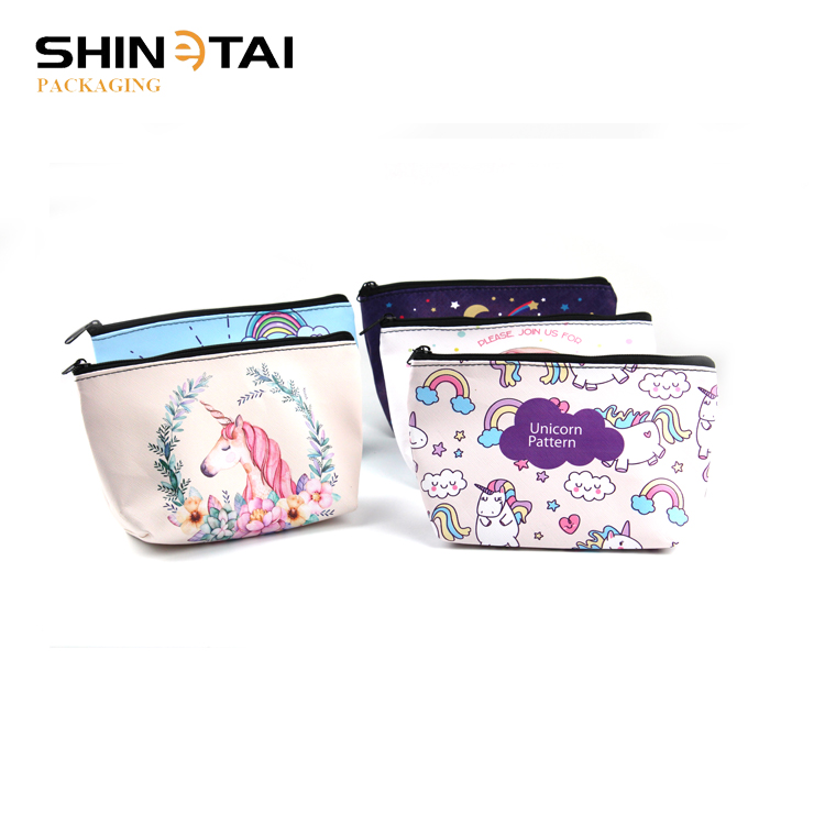 Wholesale Large Capacity Custom Printed Makeup Bags Cosmetic Bags