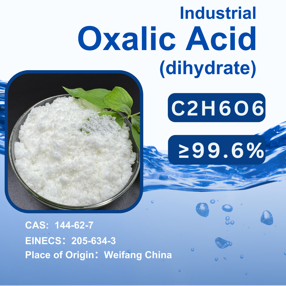 Cas 6153-56-6 99.6% Oxalic Acid The All Rounder of Industrial Cleaning And Metal Processing