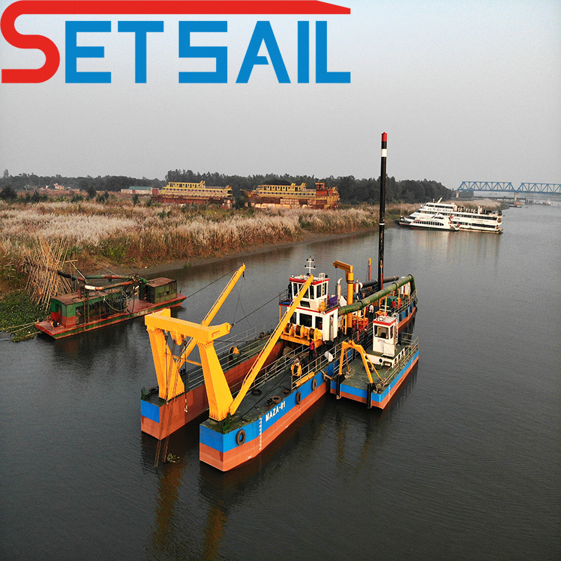 Lake Mud Cutter Suction Dredging Equipment with Gemany Siemens PLC
