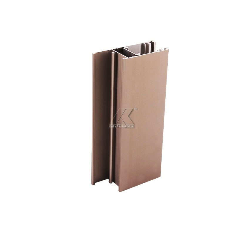 Track Sliding Aluminum Window Extrusion Profiles T8 PVDF Finish