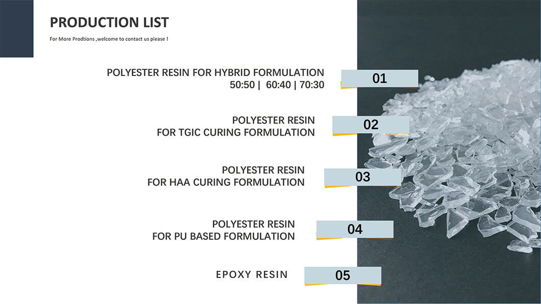 Indoor Powder Coating Solid Epoxy Resin Good Flow Advancement