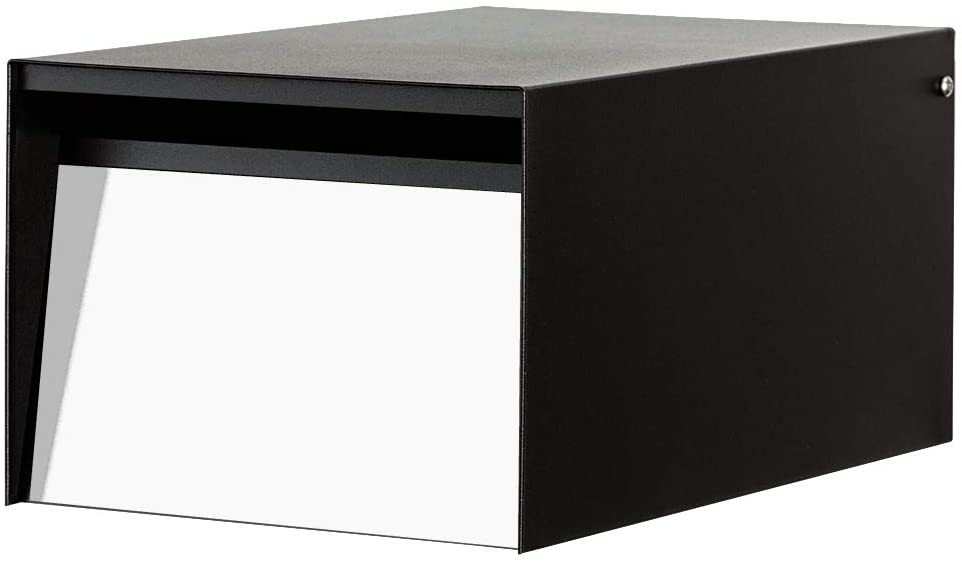 All-Season Matte Black Townhouse Outside Mailboxes with Practicality and Convenience