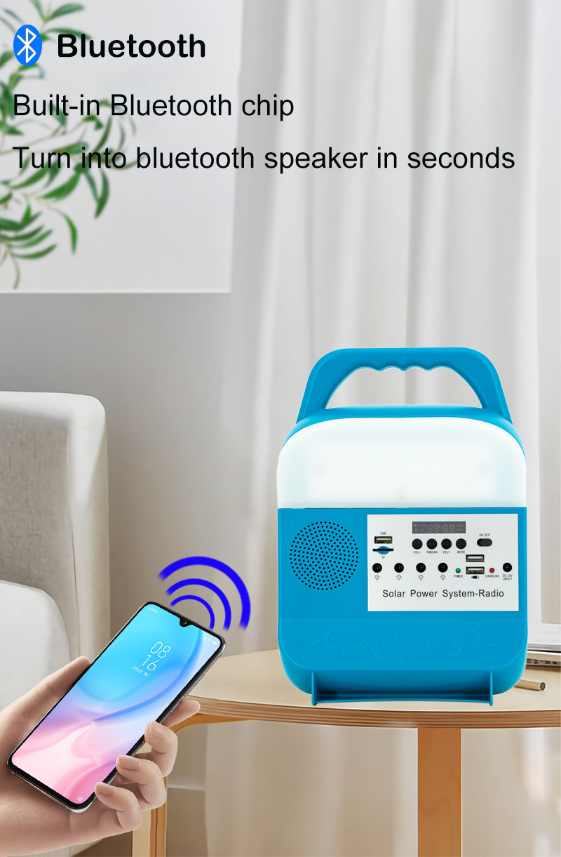 Intelligent Energy Home Lighting System Mini Rechargeable Generator For Home Use