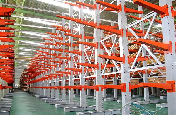 Lightweight Outdoor Selective Cantilever Racking Multi-Level For Warehouse