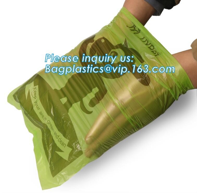 plastic t-shirt shape bag/ diaper sack bag with powder scent, biodegradable custom baby disposable diaper nappy bag, pac