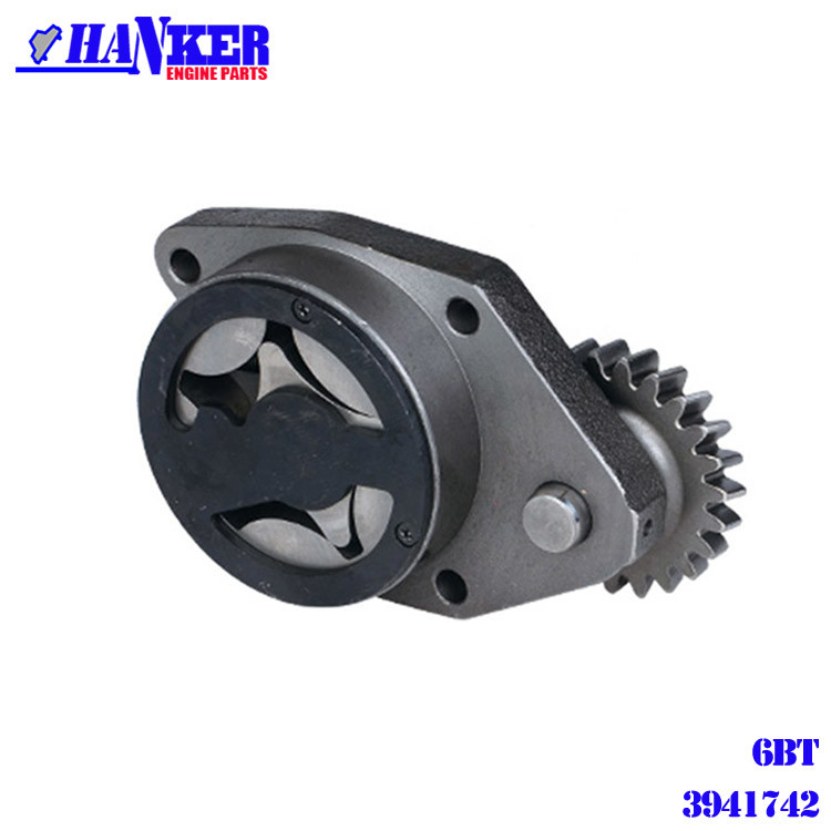 6BT PC200-6 Excavator Engine Oil Pump , Cummins Oil Pump 3941742