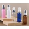 Buy cheap Customized 50ml Brown Amber Hair Oil Dropper Bottle PET Plastic from wholesalers