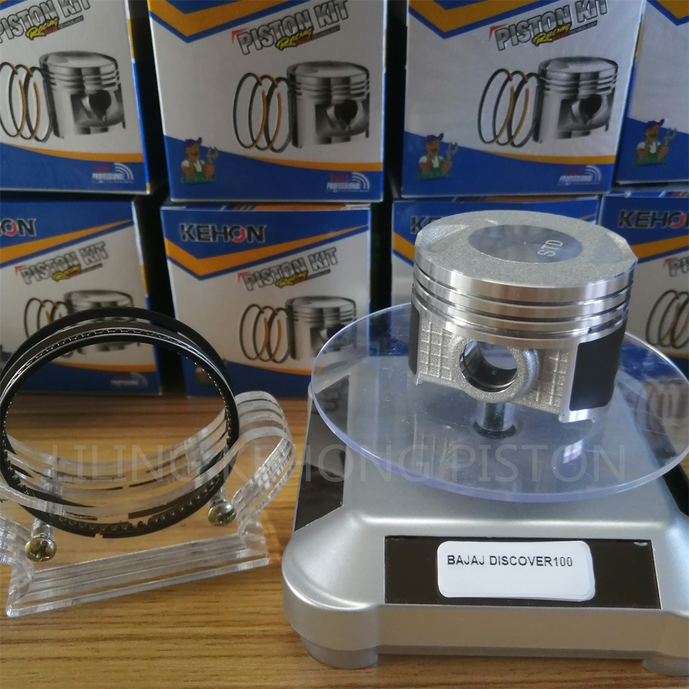 DISCOVER100 BAJAJ Piston Kit With Ring 12x36mm Pin Size Anti Corrosion
