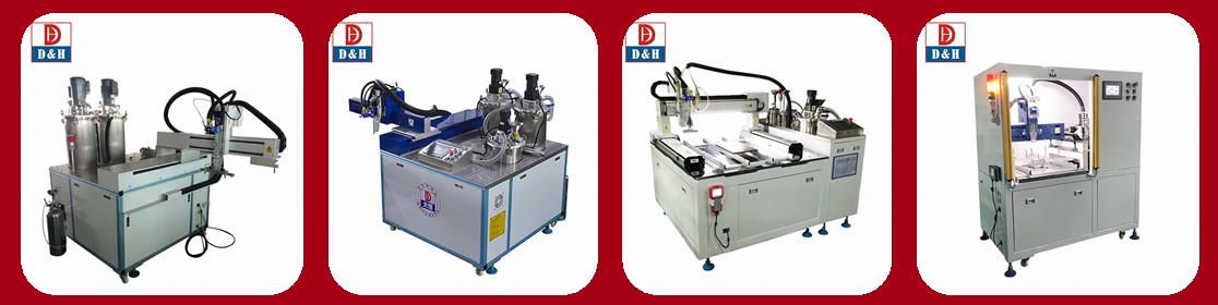 25L Tank Capacity PGB650B Robot Epoxy Resin Compound Hardner Glue Potting Machine with PLC Control System