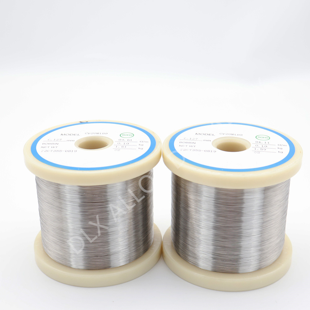 Wholesale Price Bright Color Nichrome Alloy Cr20Ni80 Wire For Electrical Heating Elements